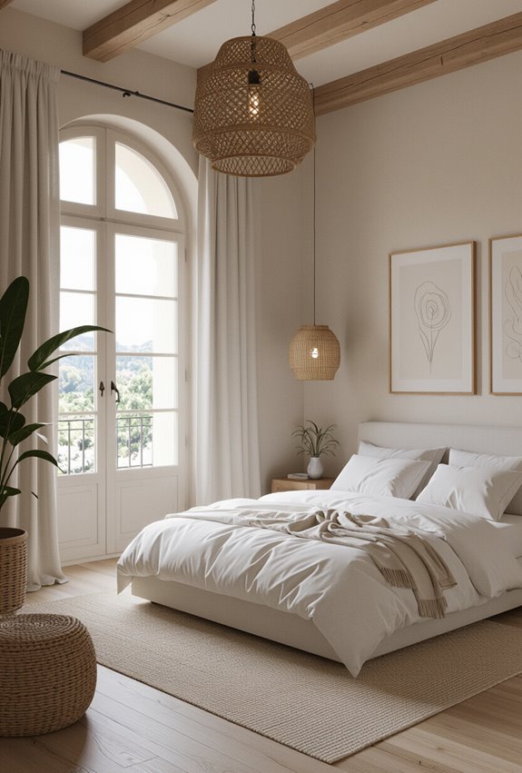 seagrass rattan wicker accents