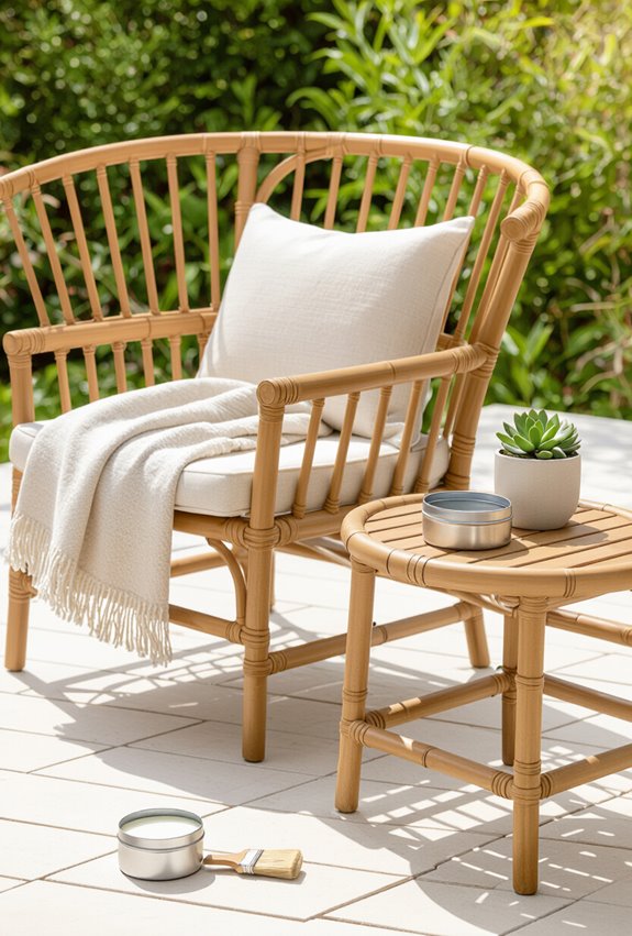 seal bamboo with exterior lacquer