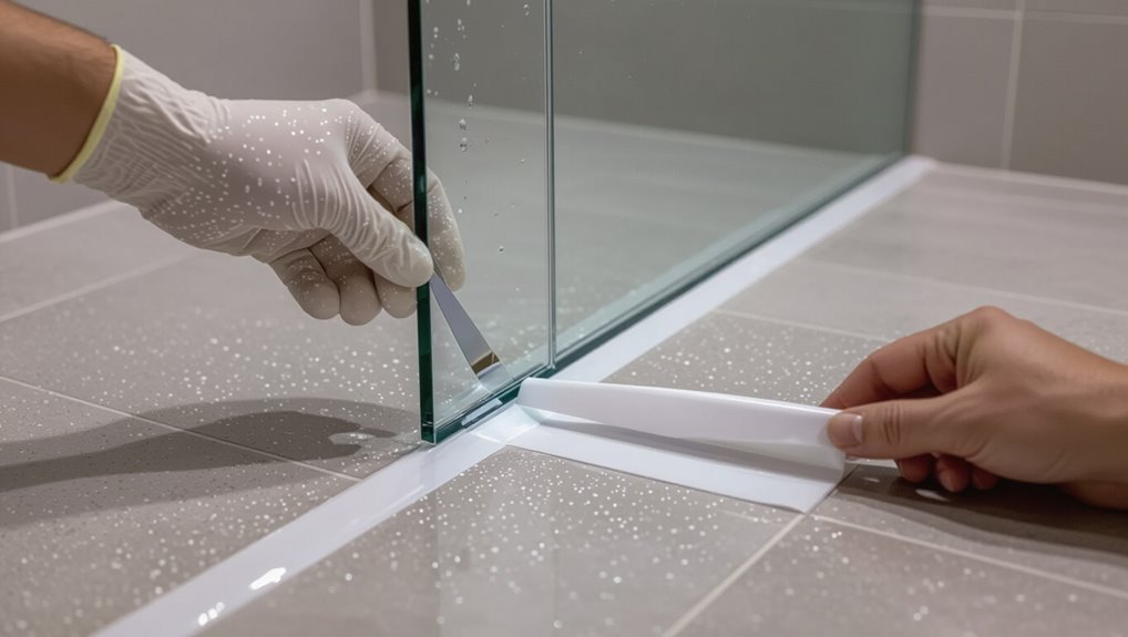 seal sweep silicone application
