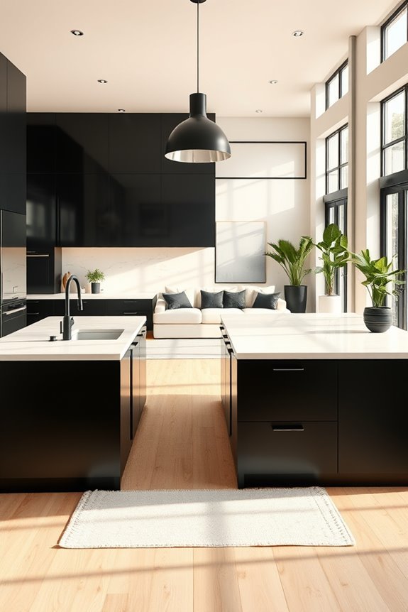 seamless black and cream design
