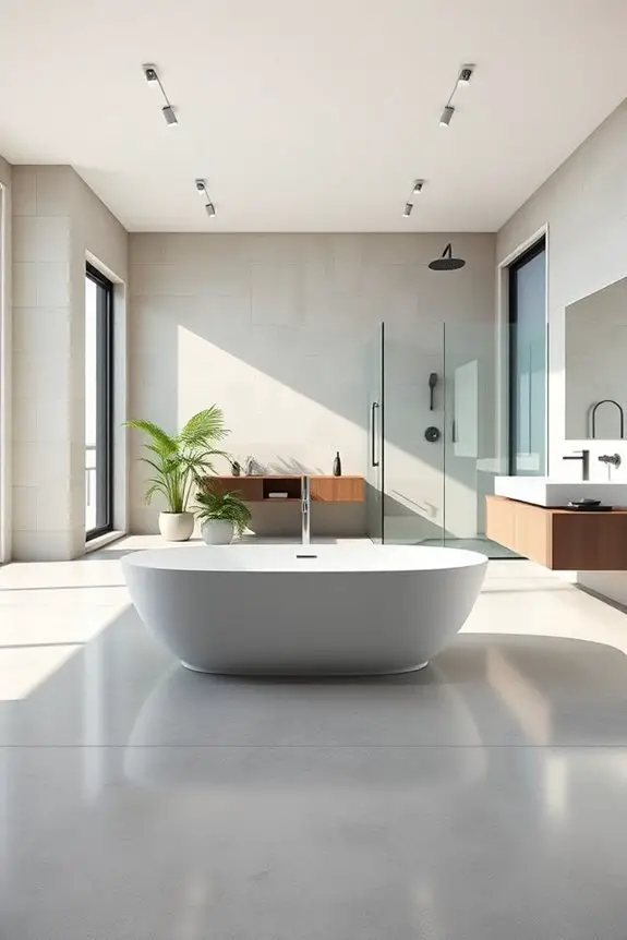 seamless concrete floor elegance
