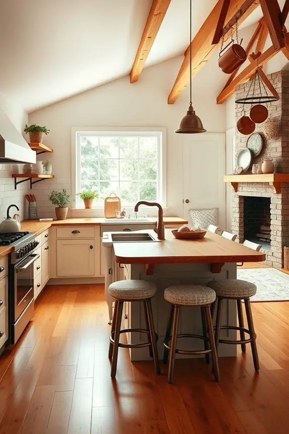 seamless cottage kitchen design