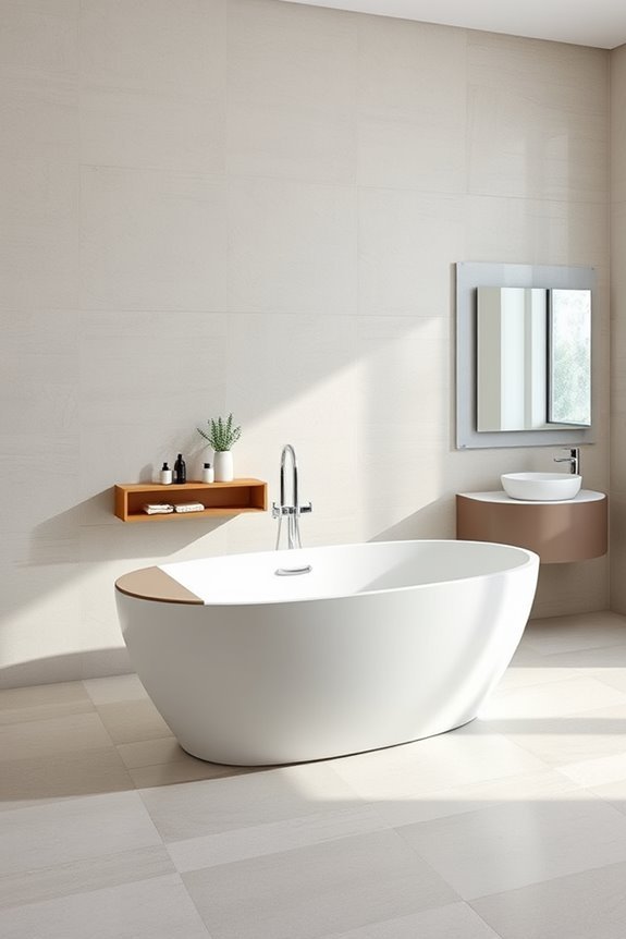 seamless efficient bathroom design
