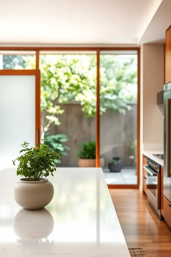 seamless flow with sliding doors