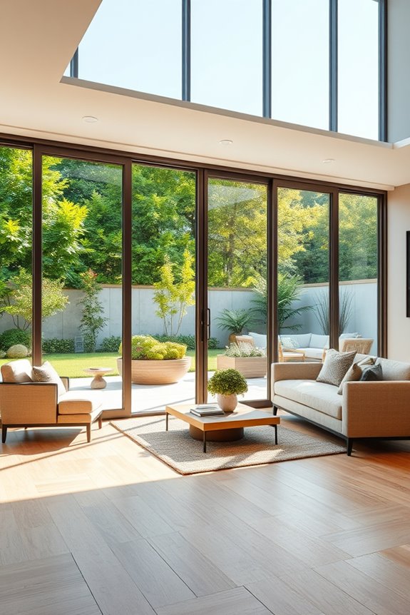 seamless indoor outdoor connection
