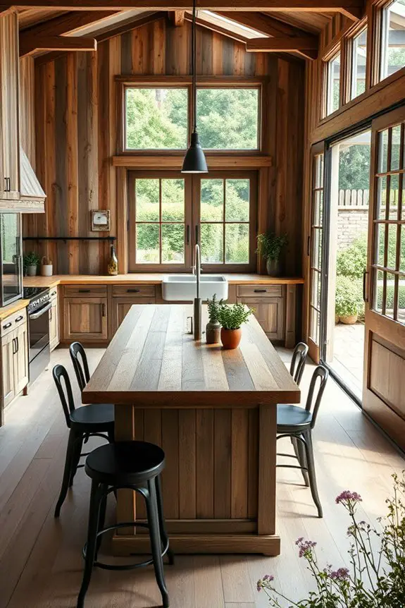 seamless indoor outdoor kitchen connection