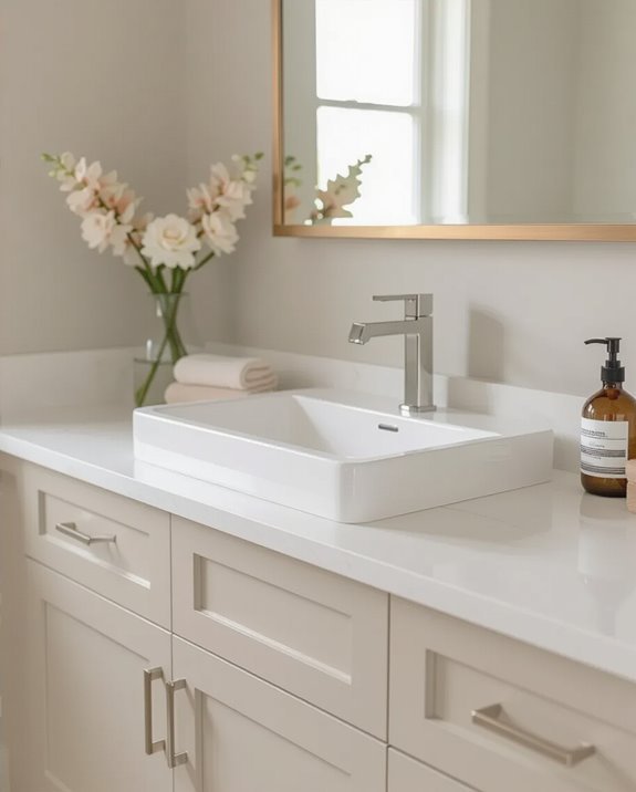 seamless low maintenance bathroom design