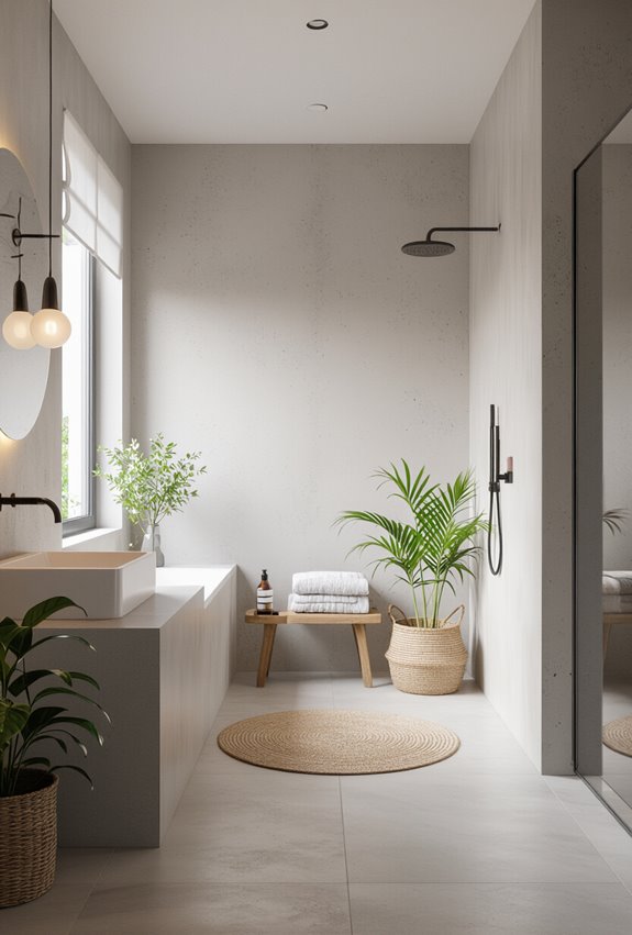 seamless microcement urban luxury