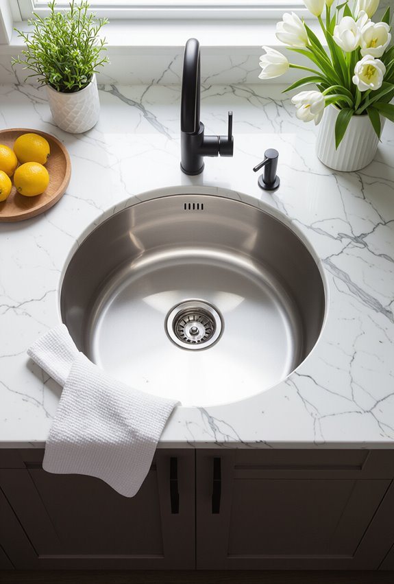 seamless minimal circular undermount
