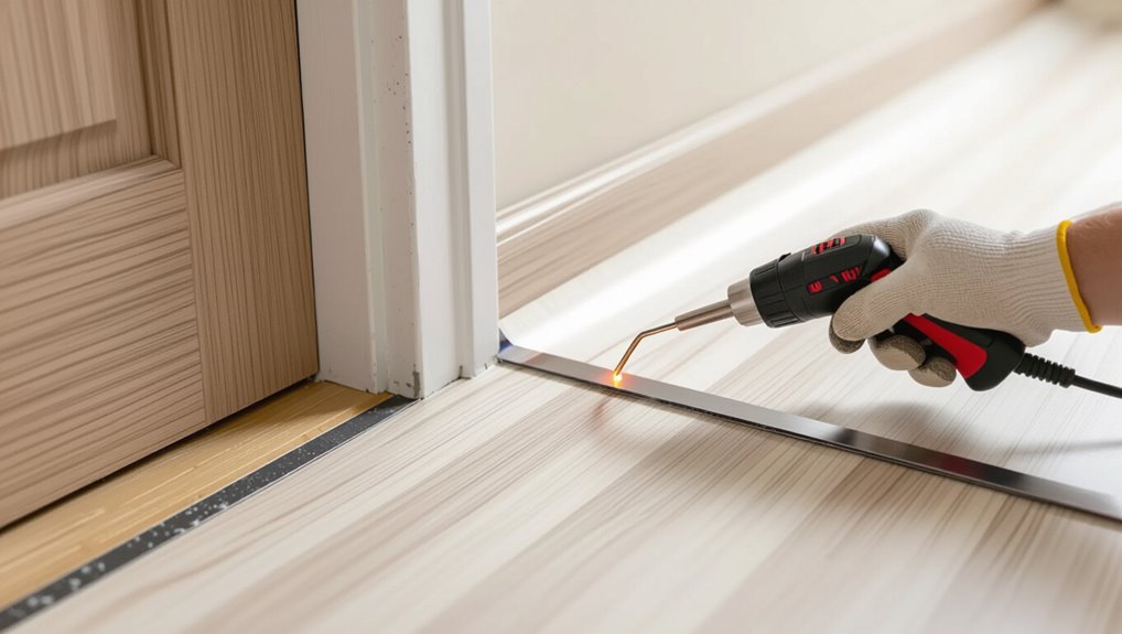 seamless sheet vinyl installation