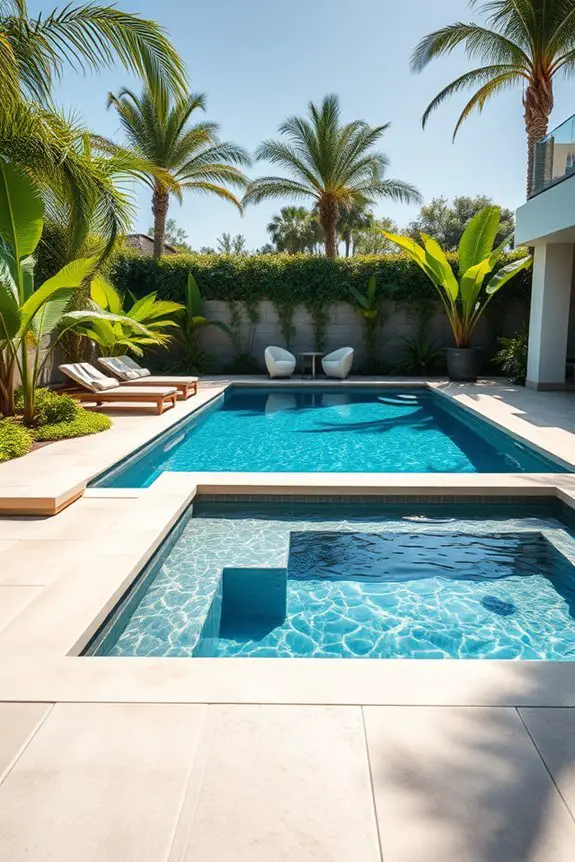 seamless spa and pool integration