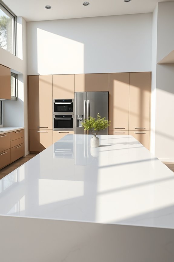 seamless stylish kitchen surfaces