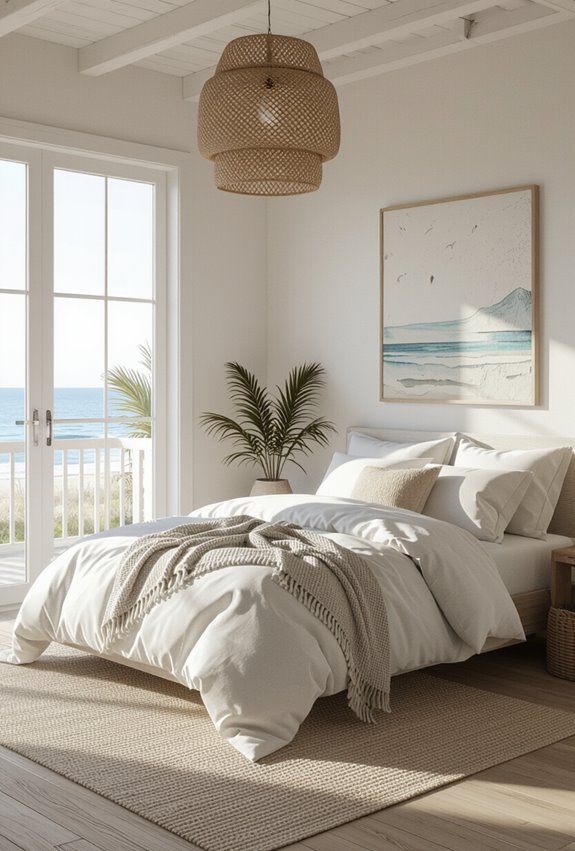 seaside layered shells stripes ikat