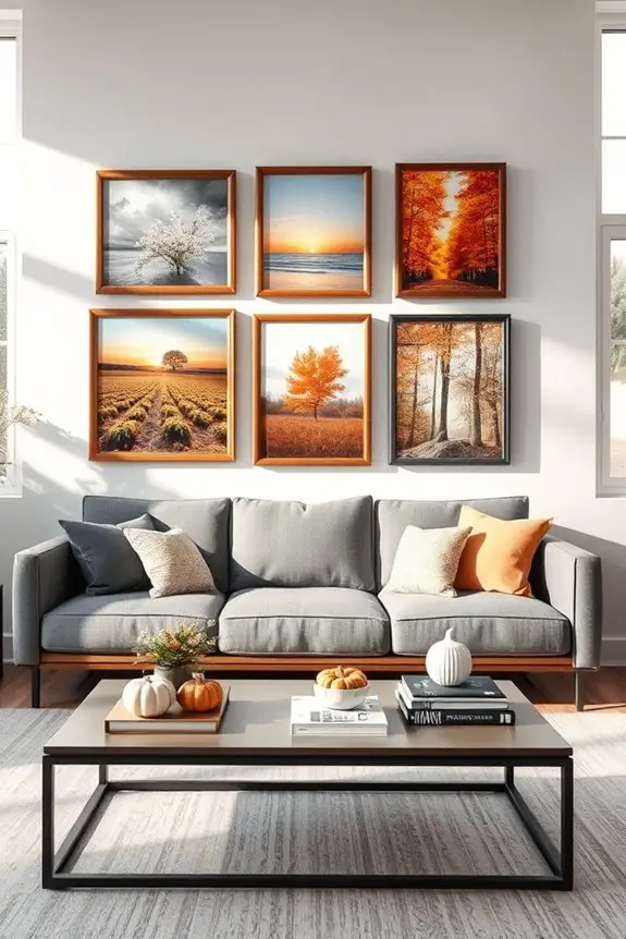 seasonal art display rotation