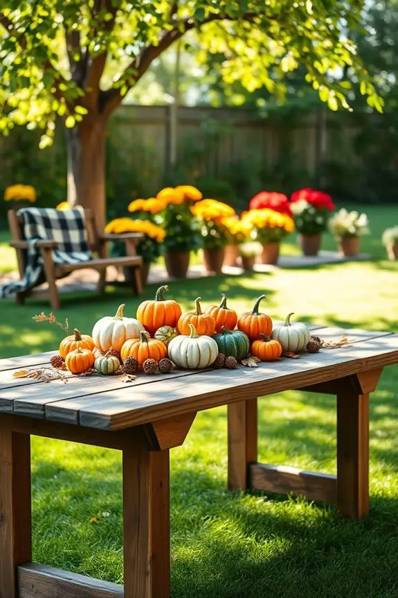 seasonal backyard display ideas