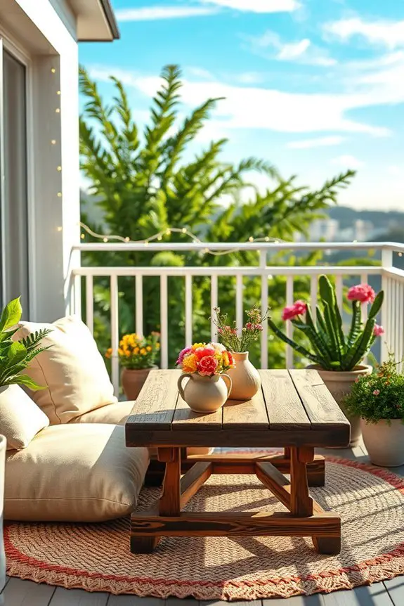 seasonal balcony decor theme