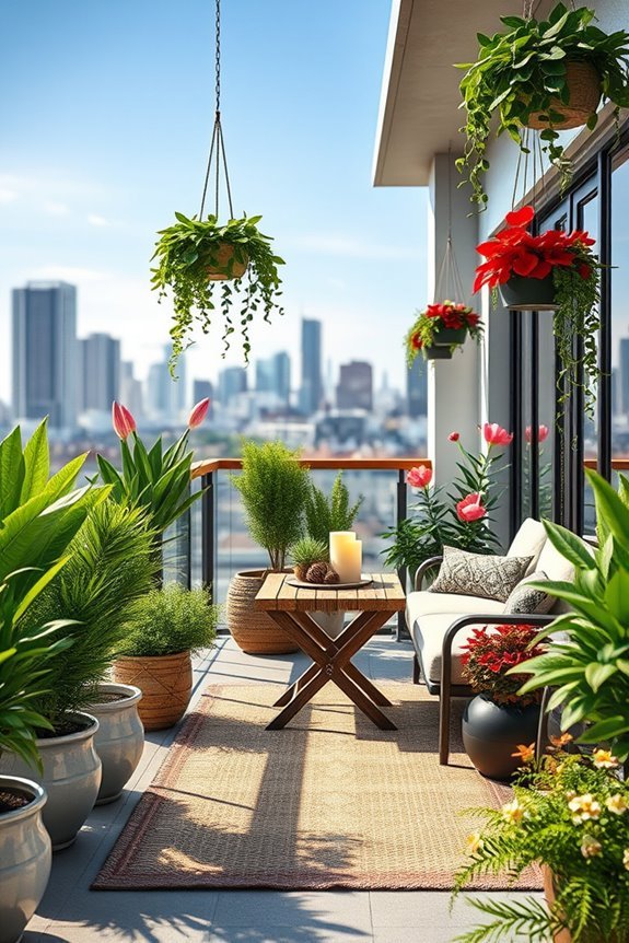 seasonal balcony decor transformation