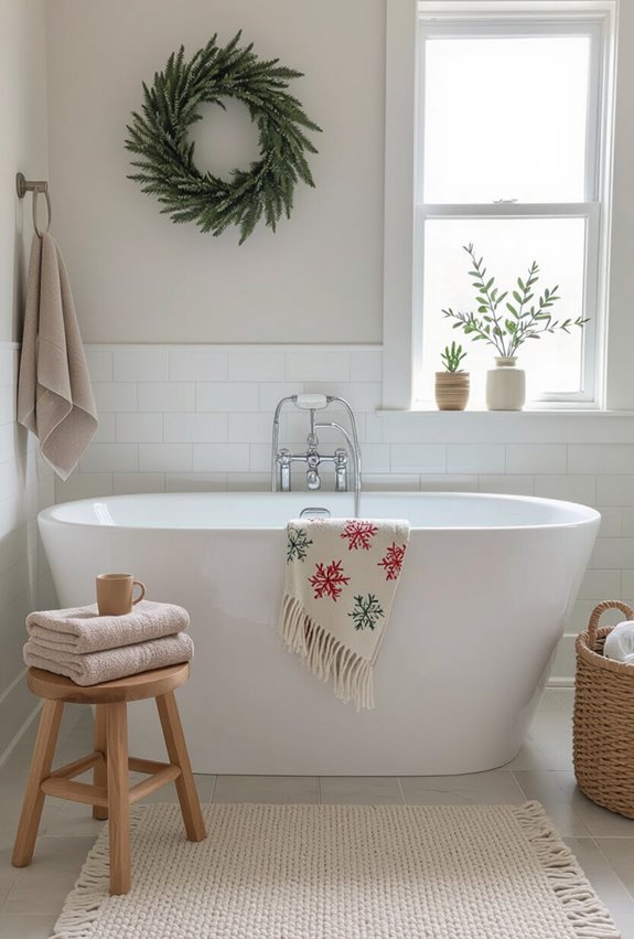 seasonal bathroom decor swaps