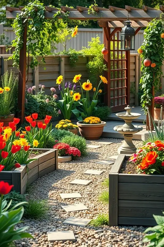 seasonal blooms enhance beauty