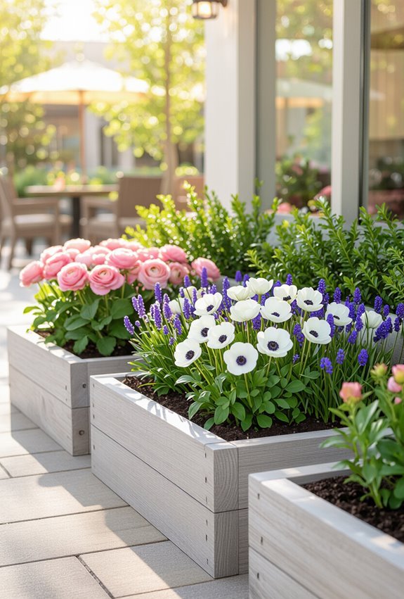 seasonal blooms for cafes