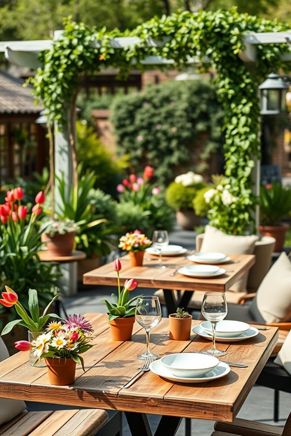 seasonal caf garden d cor