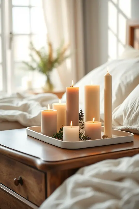 seasonal candle display ideas
