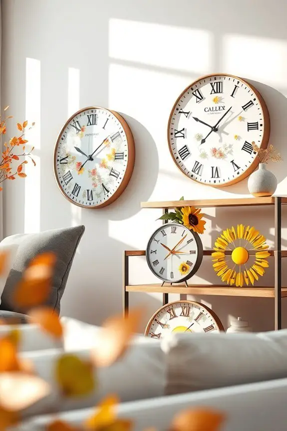 seasonal clock decor ideas