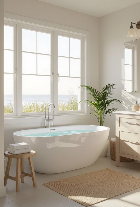 seasonal coastal textile and accents