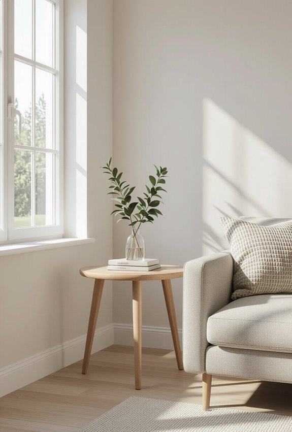 seasonal corner table refreshment
