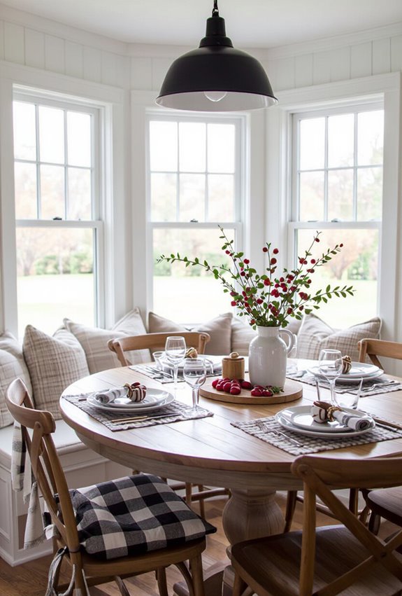 seasonal curated menu placecards