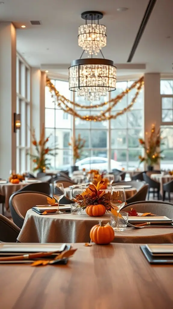 seasonal decor enhances ambiance