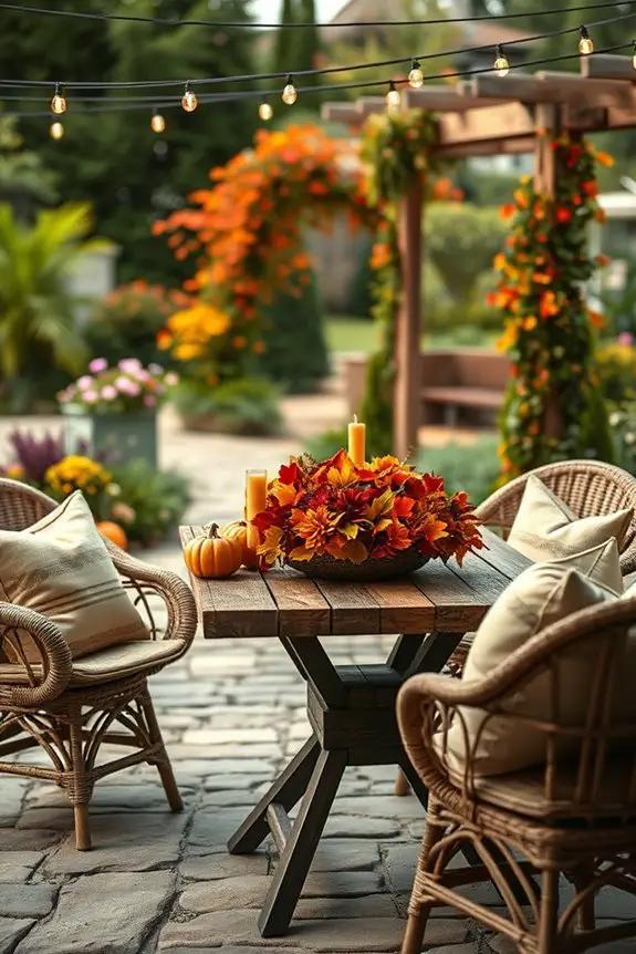 seasonal decor enhances ambiance