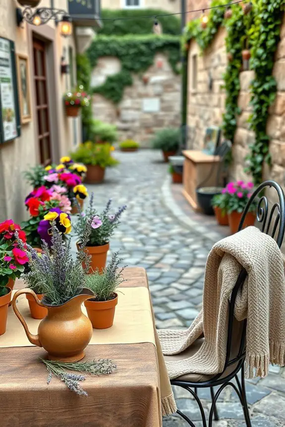 seasonal decor enhances ambiance