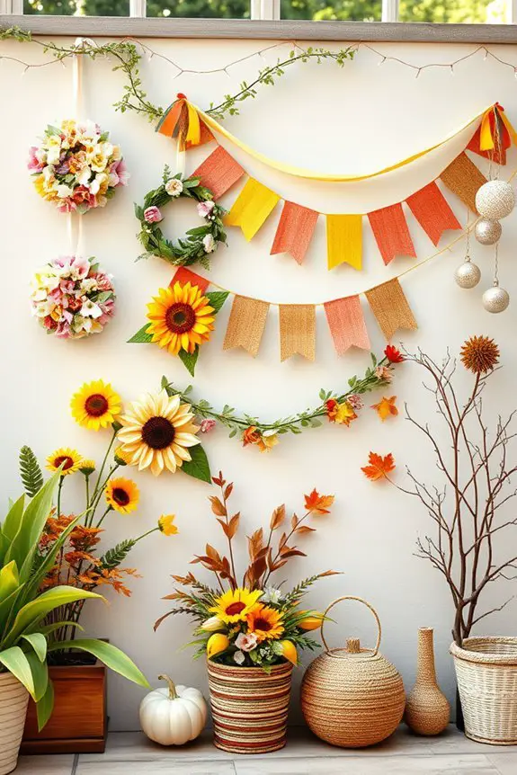 seasonal decor wall transformation