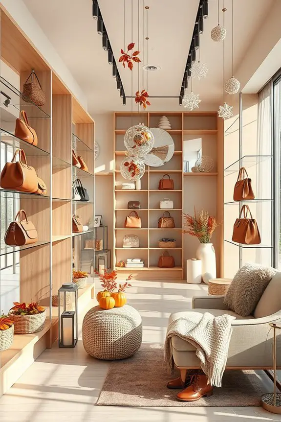 seasonal decoration enhances atmosphere