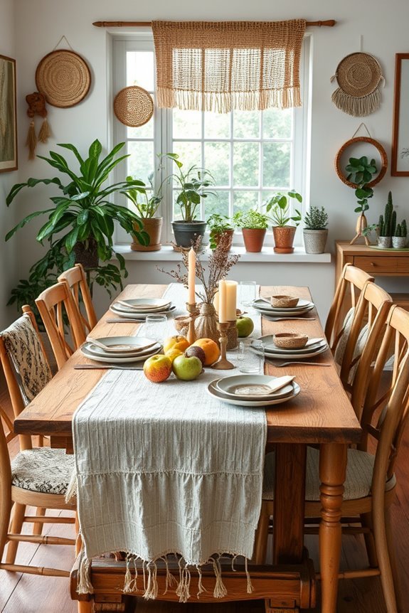 seasonal dining room decor