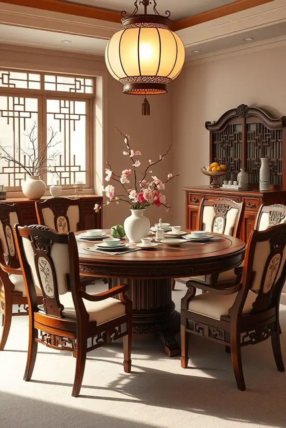 seasonal dining room decor