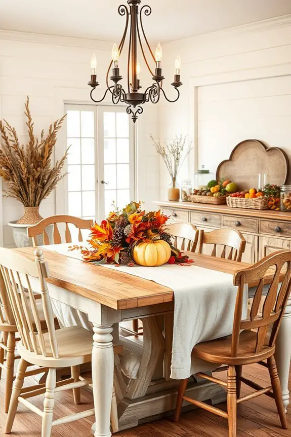 seasonal dining room decor