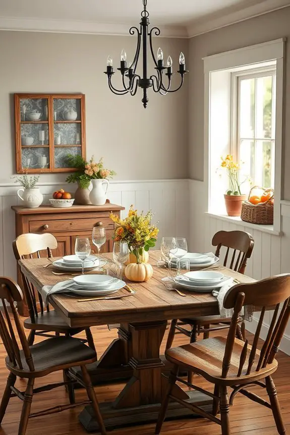 seasonal dining room updates