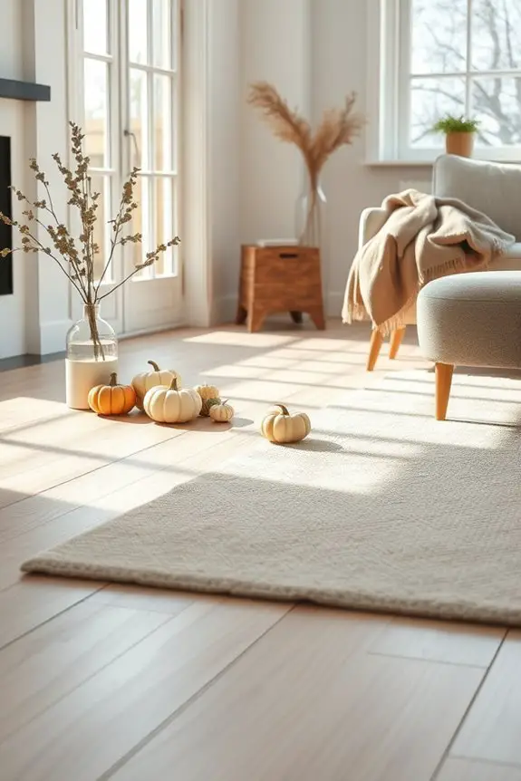seasonal flooring decor updates