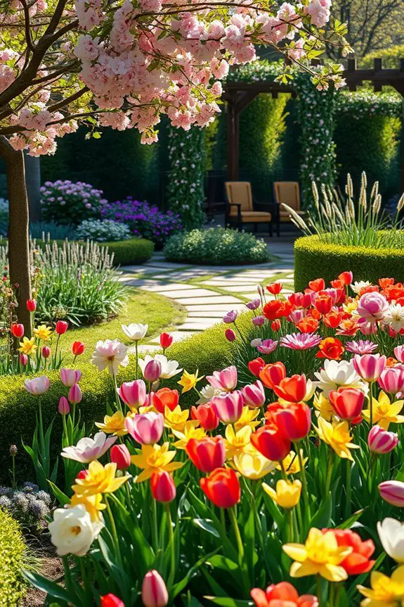seasonal flower display planning