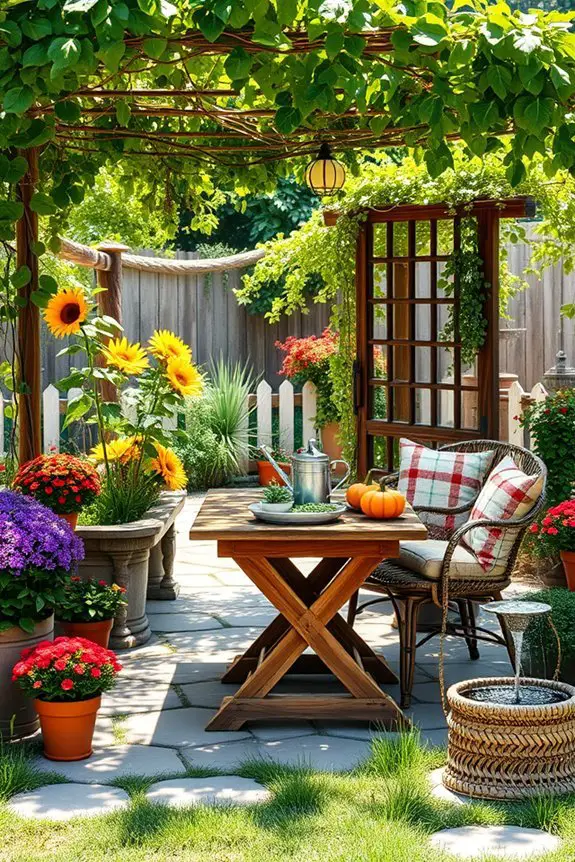 seasonal garden decor updates