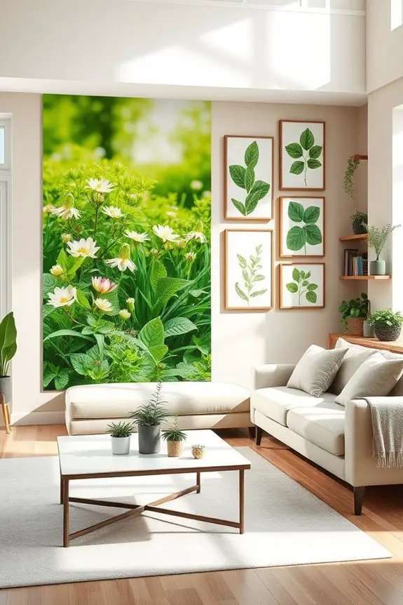 seasonal indoor plant decor
