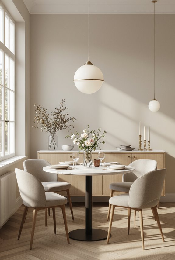 seasonal layered centerpiece echoing buffet