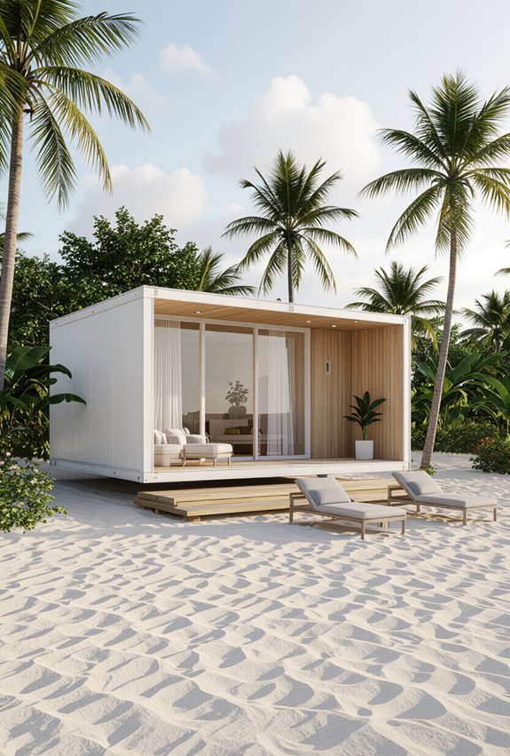seasonal modular pop up accommodations