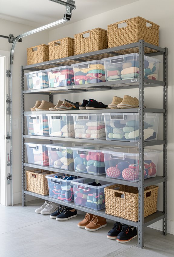 seasonal shoe rotation system