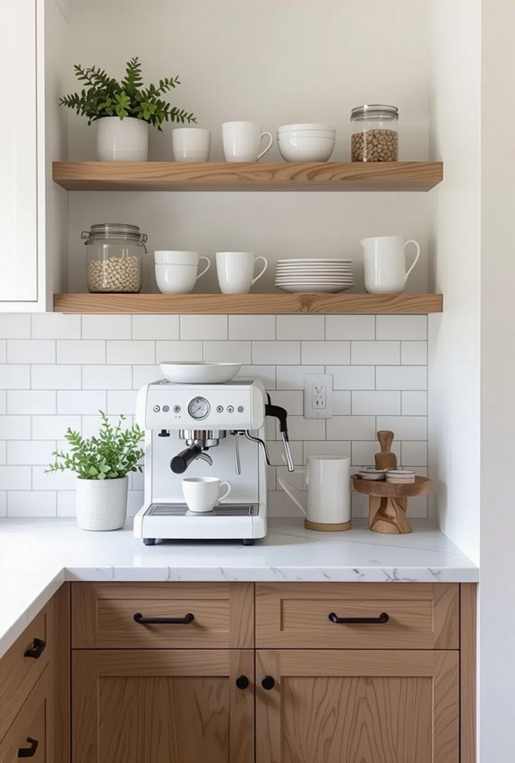 seasonal swaps for compact coffeebar