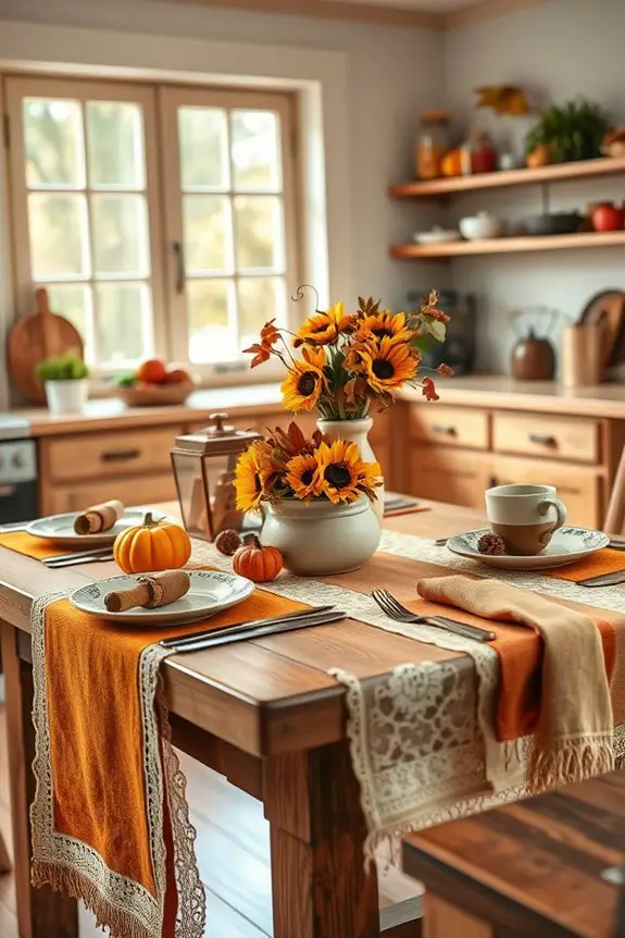 seasonal table linens enhance gatherings