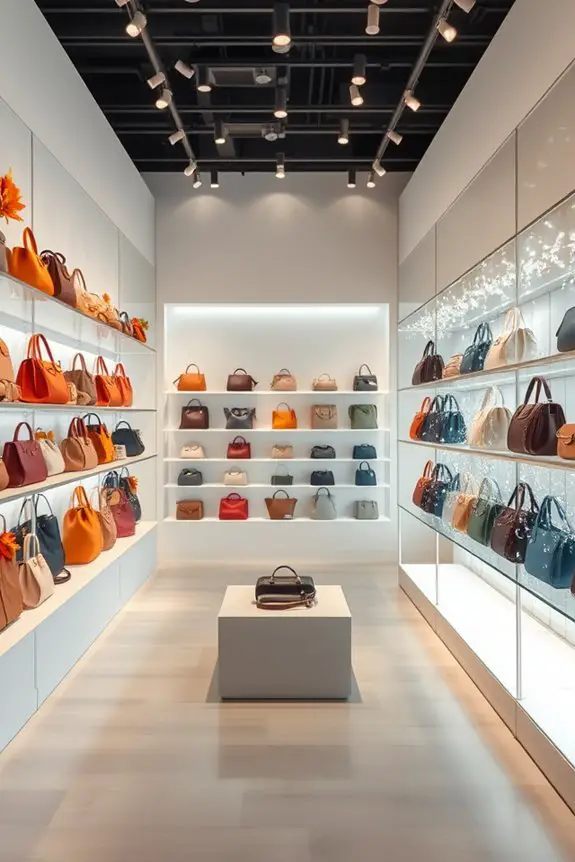 seasonal themed bag displays