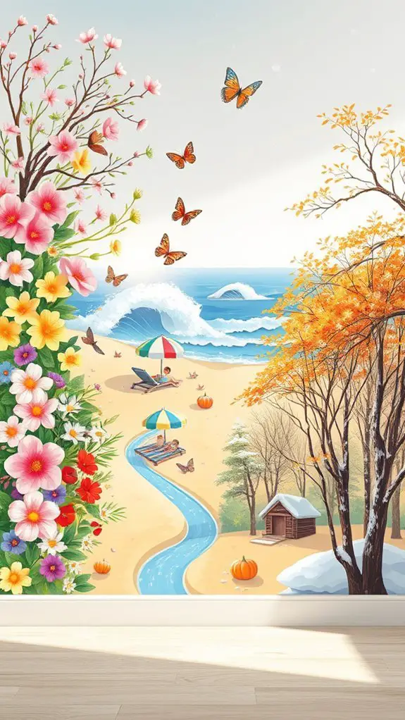 seasonal wall decor transformation